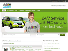 Tablet Screenshot of largeformatservice.com